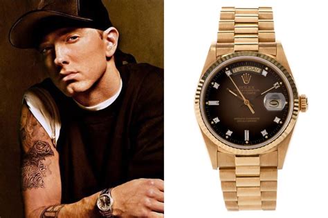 eminem buying a rolex|eminem g shock collection.